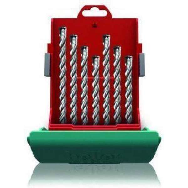 Carbide Hamerboorset 7-Delig Heller Trijet 26813 4 Sds-Plus 1 Set