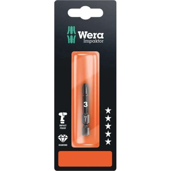 Wera Slagbit 855/4Impaktor Dc 1/4 PZ3 50mm