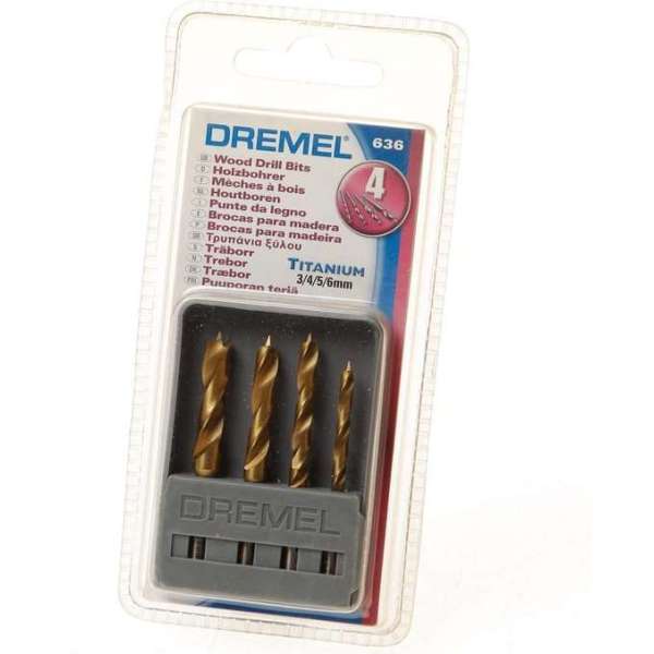 Dremel Set houtboren - 4 stuks (636)