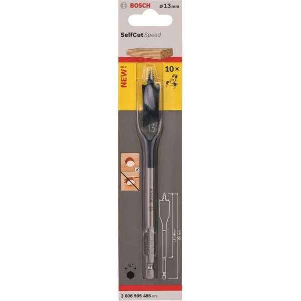 Bosch - Speedborenset Self Cut Speed, zeskant 13 x 152 mm