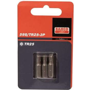 BAHCO 3 schroefbitjes Torq TR-10, 59S/TR10-3P