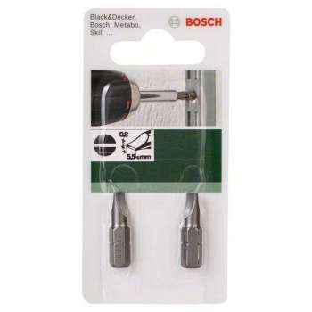 Bosch - Schroefbit standaard HEX S 0,8 x 5,5, 25 mm