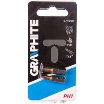 Schroef Bit PH 1, 25 mm. (2X) GRAPHITE