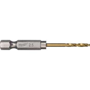 Milwaukee Shockwave  metaalboor   HSS-G Ti.  2.5mm (2st)