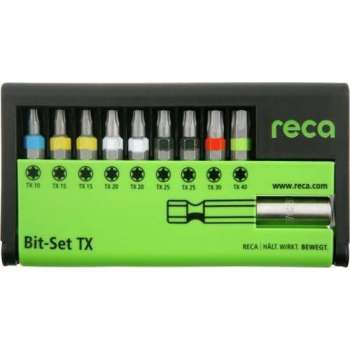 Reca Bittenset 1/4 - 10-delig - Torx