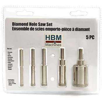 HBM 5 Delige Diamant Gatzagenset