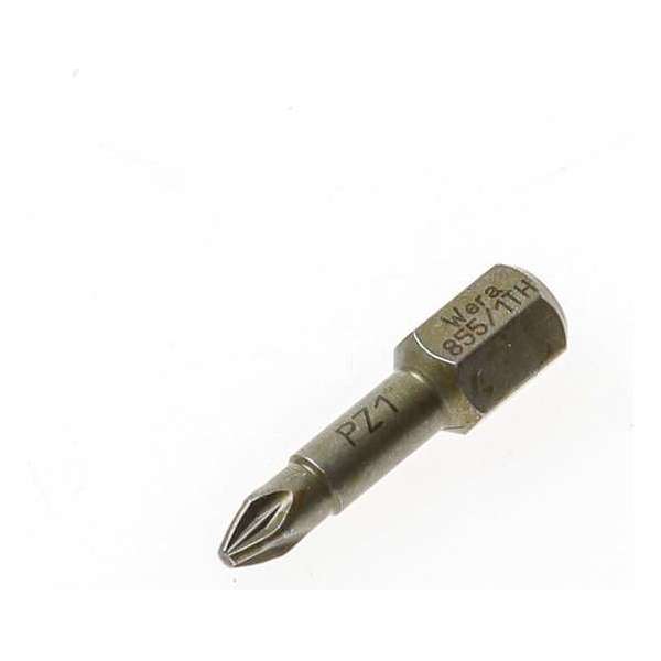 Wera 5056910001 1/4" Pozidrive Torsie Bit Extra Hard - PZ1 x 25mm