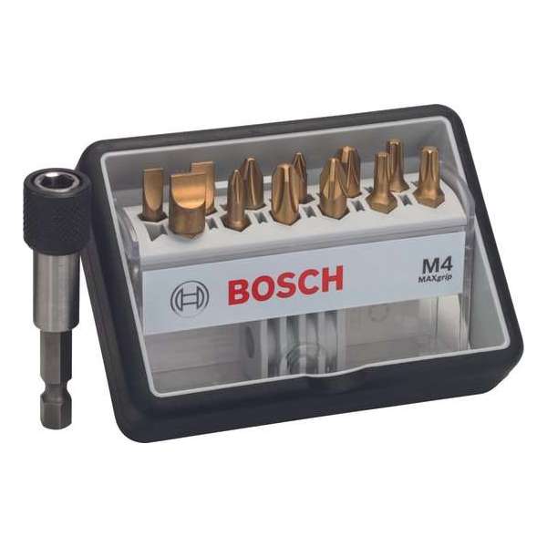 Bosch - 12+1-delige Robust Line bitset M Max Grip 25 mm, 12+1-delig