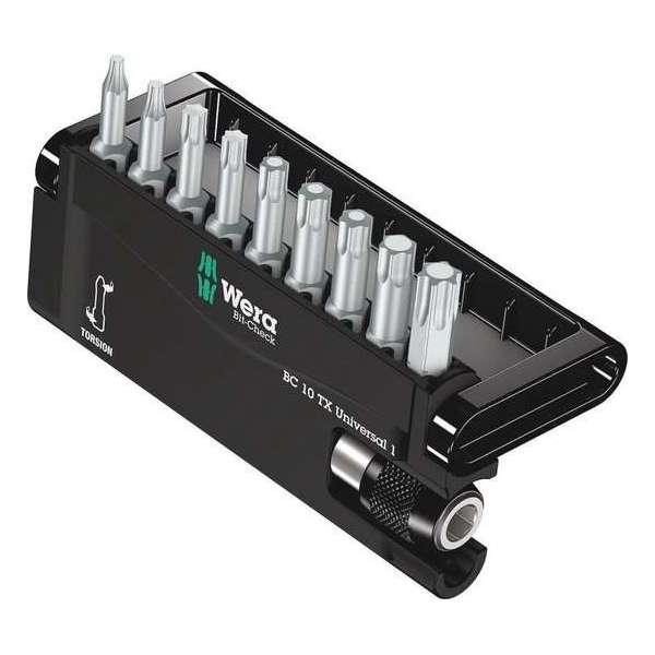 Wera Bit-Check TX 8167-9-TORX/TZ 9-delig + snelspanbithouder