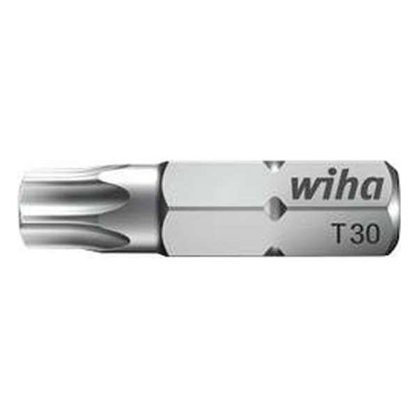 Wiha Sb-Bit 7015 Z Torx-Bit T 30 Chroom-Vanadium Staal Gehard C 6.3 2 Stuks