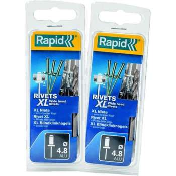 Rapid blindklinknagel XL 48x20mm incl boortje (25st)