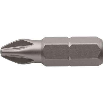 Bits Ivana Pz2 Rvs   1/4" X 25 Mm.     Blister 5 St