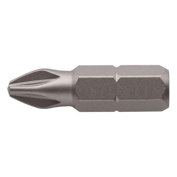 Bits Ivana Pz2 Rvs   1/4" X 25 Mm.     Blister 5 St