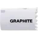 Graphite Gatenboor 21x38mm HSS-Bi-Metaal Voor O.a. Hout Metaal Kunstof En Plastic