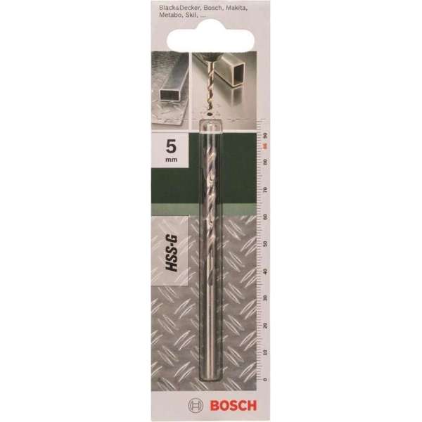 Bosch - Metaalboren HSS-G, DIN 338 5,0 x 52 x 86 mm