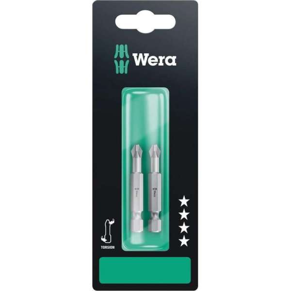 Wera schroefbit 851/4  zb ph2 x 50mm (2st)