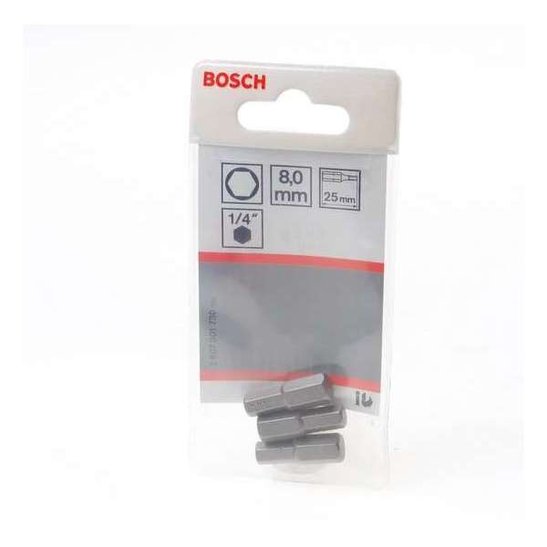 Bosch - BIT 1/4XH-TORS/IS 8.0 /3 - 3 stuks