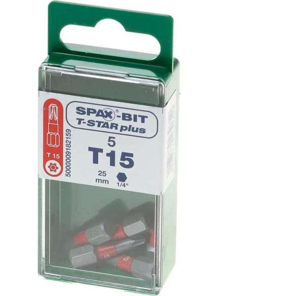 Spax bit t-star 50mm t15(5st)