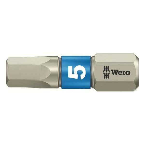 Wera 05071063001 1/4" RVS Inbus Bit - 9/64'' x 25mm