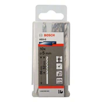 Bosch - Metaalboren HSS-G, Standard 5 x 52 x 86 mm