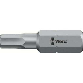 Wera 05135073001 1/4" Hex-Plus Inbus Bit - 1/8" x 25mm