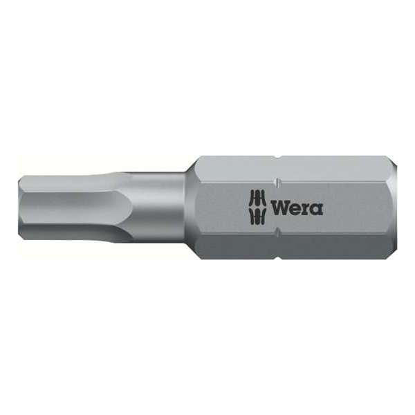 Wera 05135073001 1/4" Hex-Plus Inbus Bit - 1/8" x 25mm