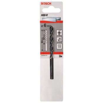 Bosch - Metaalboren HSS-R, DIN 338 6 x 57 x 93 mm