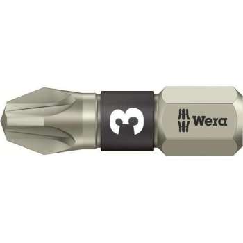 bit 1/4 WERA pozidrive 3 RVS