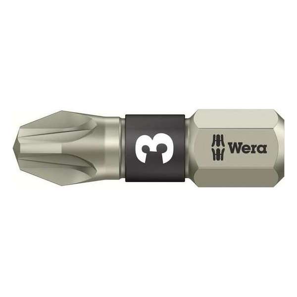 bit 1/4 WERA pozidrive 3 RVS