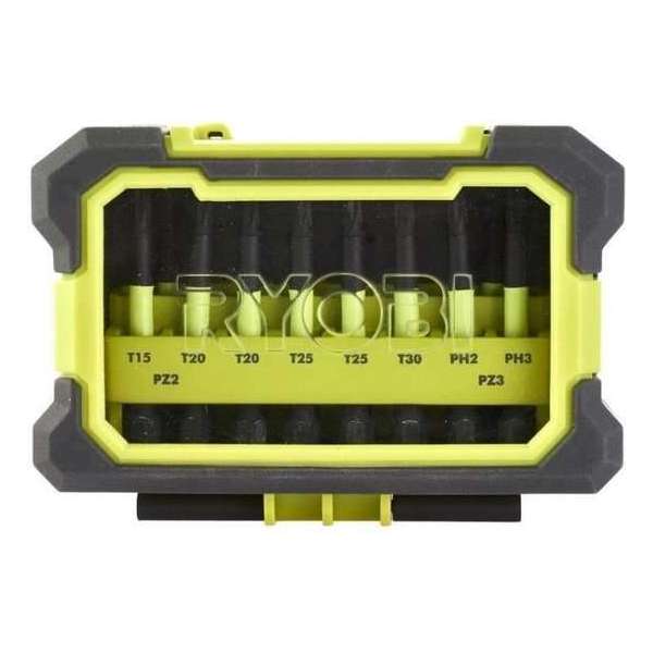 Ryobi RAK10MSDI 10-Delige in casette - Torx / Ph / Pz