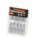 Fixman Bitset 1/4" PH 3 x 25mm blister van 10 bits