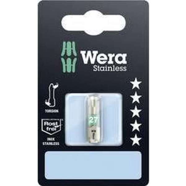 Wera 3867/1 TS SB SiS 05073624001 Torx-bit T 27 RVS D 6.3 1 stuk(s)