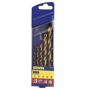 Irwin HSS Titanium borenset