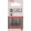 Bosch - Bit extra-hard S 0,5x4,0, 25 mm - 3 stuks