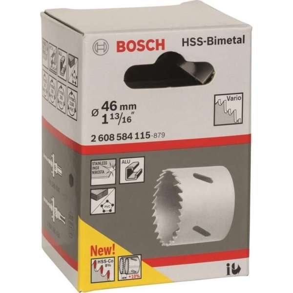 Bosch - Gatzaag HSS-bimetaal 46 mm, 1 13/16"