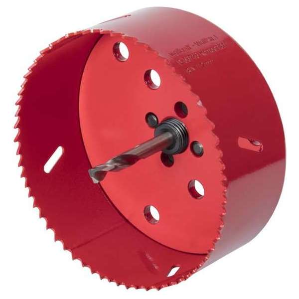 vidaXL Gatenzaag 112 mm bimetaal rood 5496000  VDXL_422080