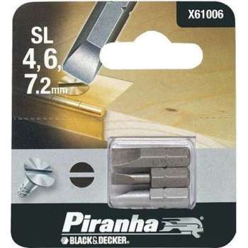 Piranha schroefbitset X61006 SL4/6/7,2 (3 stuks) 25mm