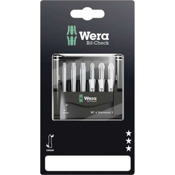 WERA Bit-Check 6 Universal 2 SB