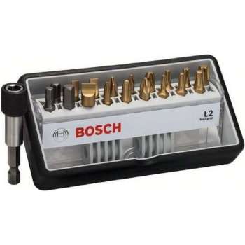 Bosch - 18+1-delige Robust Line bitset L Max Grip 25 mm, 18+1-delig