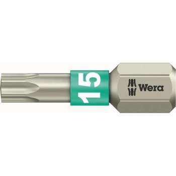 bit 1/4 WERA torx 15 RVS