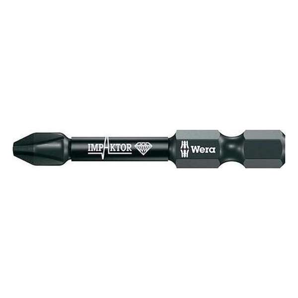 Wera 05057657001 1/4" Philips Impaktor Diamant Bit - PH3 x 50mm