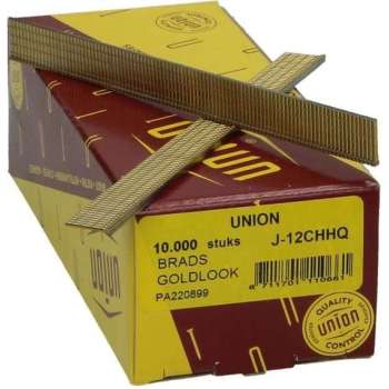 Union nagel J32 goldlook 12x32mm (5000st)