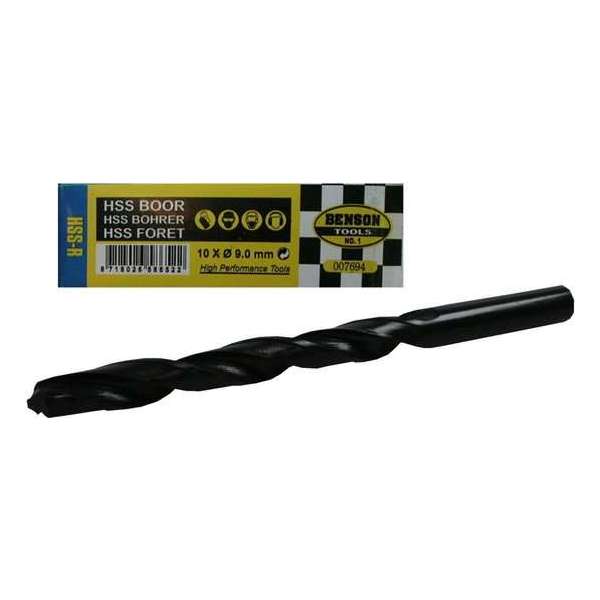 Hofftech HSS metaal boor 9,0 mm. (10 stuks)