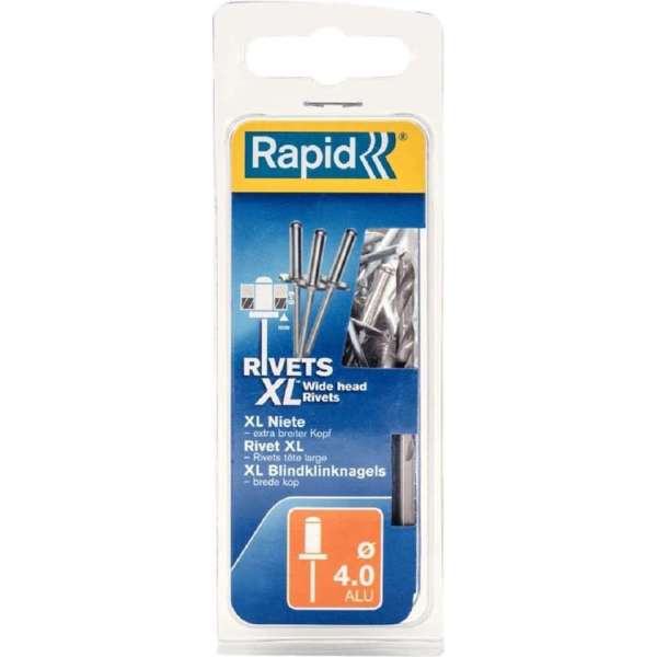 Rapid blindklinknagel XL 40x10mm incl boortje (50st)