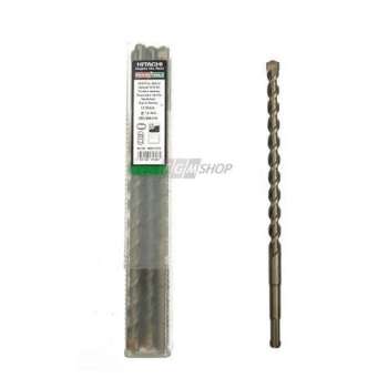 Hitachi Carbide Hammer Drill Bit SDS-Plus, diam. 12 mm 260/200 mm, 2-cutter set of 10