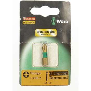 Wera Bit, Phillips, 1xPH2, 3.5 -5.0 (851/1)