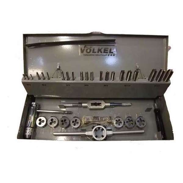 Völkel Tappen- en Snijplaatset HSS - M3-12