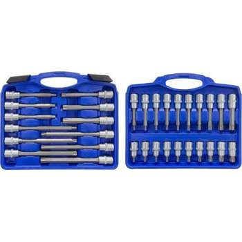 hanSe Werkzeuge® set 32 delig bitjes Torx extra lang in koffer