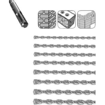 Set extra lange SDS-plus betonboren (8 stuks)