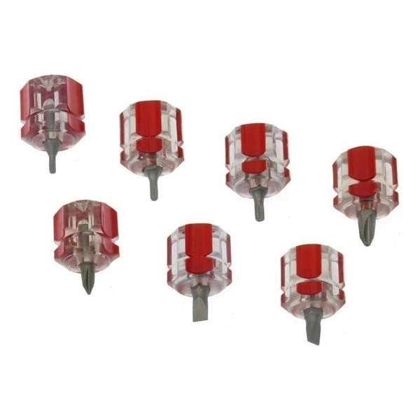 Hofftech Schroevendraaier set Mini Kruis, Platkop, Torx (7 Delig)